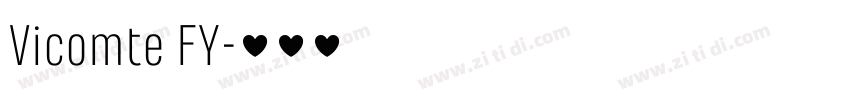 Vicomte FY字体转换
